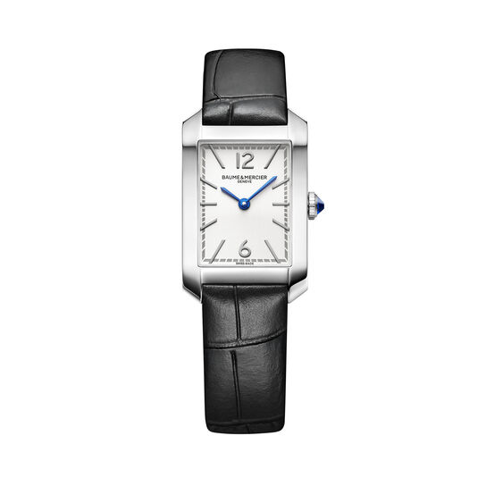 Women's Baume & Mercier Hampton Quartz 35 X 22 mm Stainless Steel watch, front view image number 0